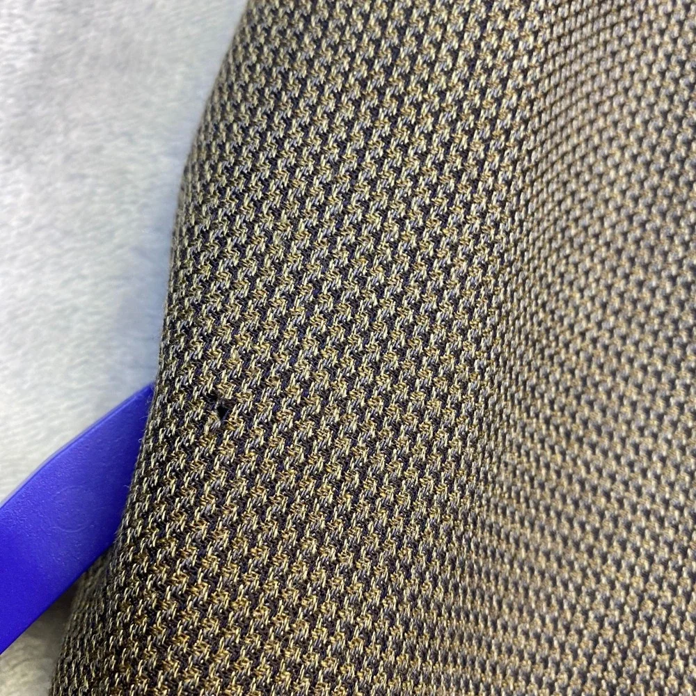 Geoffrey Beene Mens 44R Brown Wool Sport Coat Blazer Estate G471 Micro Check NWT
